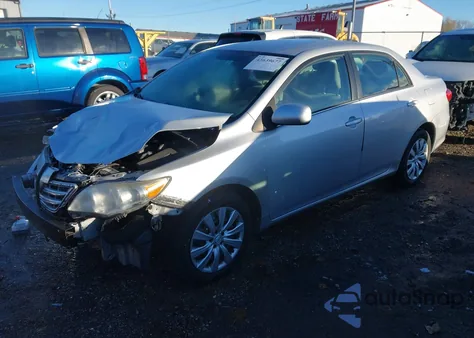 2013 Toyota Corolla Le из США, поврежденный, VIN 2T1BU4EE0DC009933